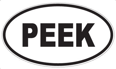 PEEK - Oval Magnet