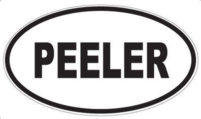 PEELER - Oval Magnet