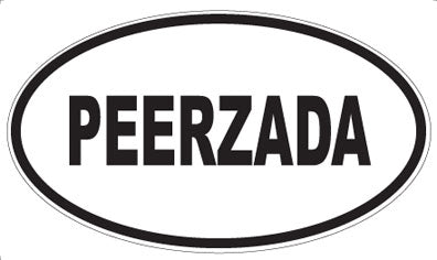 PEERZADA - Oval Magnet