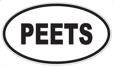 PEETS - Oval Magnet