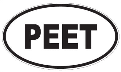 PEET - Oval Magnet