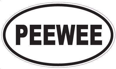 PEEWEE - Oval Sticker
