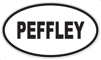 PEFFLEY - Oval Magnet