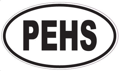 PEHS - Oval Sticker