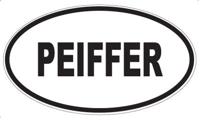 PEIFFER - Oval Magnet