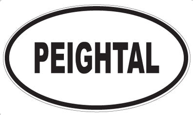 PEIGHTAL - Oval Magnet