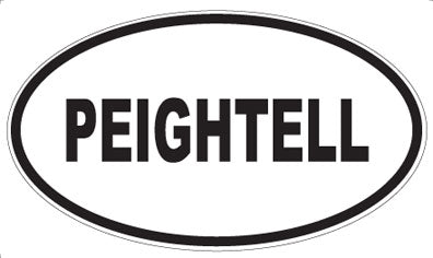 PEIGHTELL - Oval Magnet
