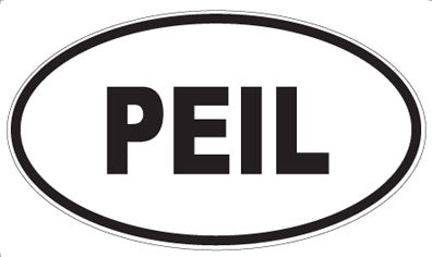 PEIL - Oval Sticker