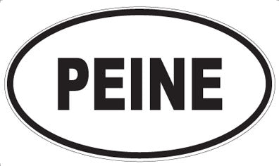 PEINE - Oval Magnet