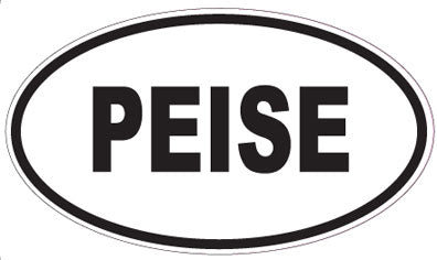 PEISE - Oval Magnet