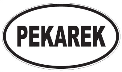 PEKAREK - Oval Sticker