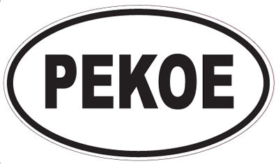 PEKOE - Oval Sticker