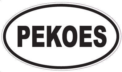 PEKOES - Oval Sticker