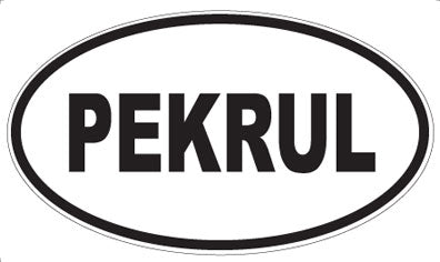 PEKRUL - Oval Magnet
