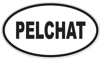 PELCHAT - Oval Sticker