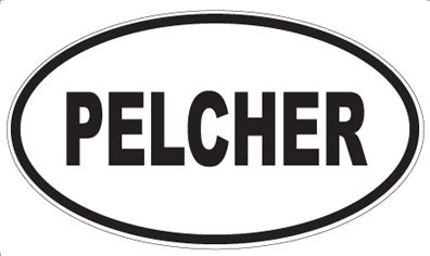 PELCHER - Oval Magnet