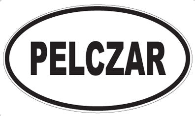 PELCZAR - Oval Magnet