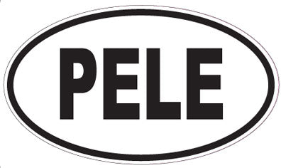 PELE - Oval Sticker