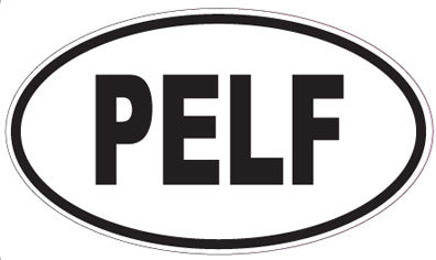 PELF - Oval Sticker
