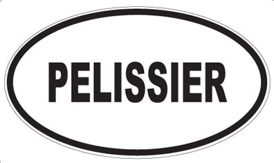 PELISSIER - Oval Sticker
