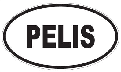PELIS - Oval Magnet