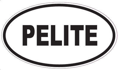 PELITE - Oval Sticker