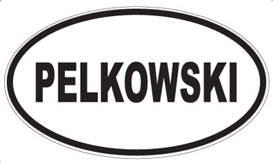 PELKOWSKI - Oval Magnet