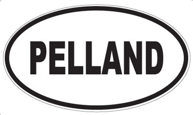 PELLAND - Oval Sticker