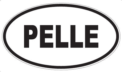 PELLE - Oval Sticker