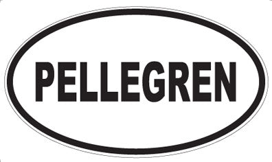 PELLEGREN - Oval Magnet