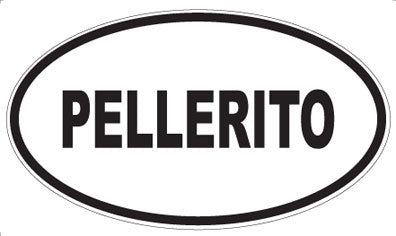 PELLERITO - Oval Magnet