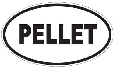 PELLET - Oval Sticker
