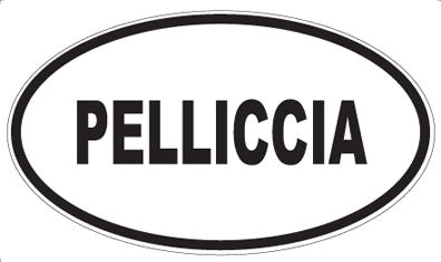 PELLICCIA - Oval Sticker