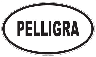 PELLIGRA - Oval Sticker