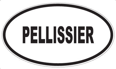 PELLISSIER - Oval Sticker