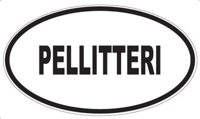 PELLITTERI - Oval Sticker