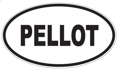 PELLOT - Oval Sticker