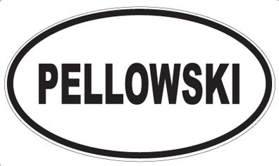 PELLOWSKI - Oval Magnet