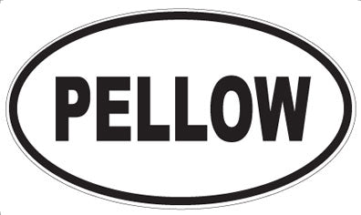 PELLOW - Oval Magnet