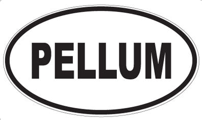 PELLUM - Oval Sticker