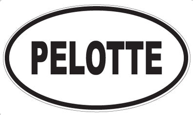 PELOTTE - Oval Magnet