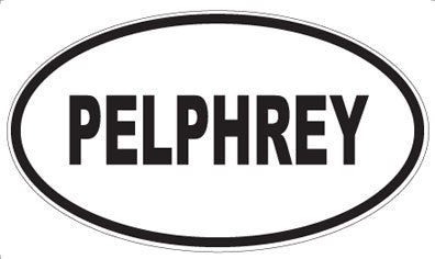 PELPHREY - Oval Magnet