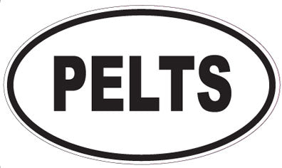 PELTS - Oval Sticker