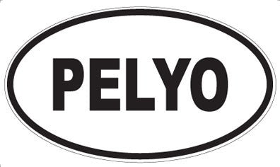 PELYO - Oval Sticker