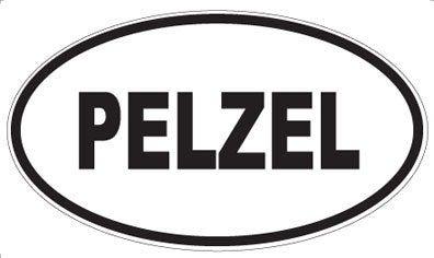 PELZEL - Oval Sticker