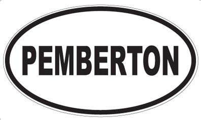 PEMBERTON - Oval Magnet