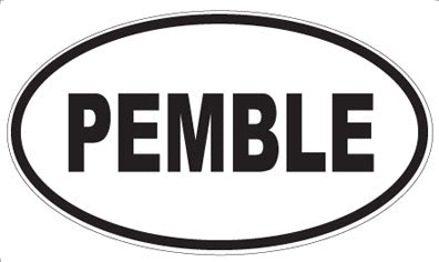 PEMBLE - Oval Magnet