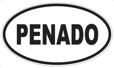 PENADO - Oval Sticker