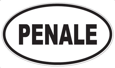 PENALE - Oval Sticker