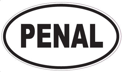 PENAL - Oval Magnet